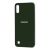 Чохол для Samsung Galaxy A10 (A105) Silicone case (TPU) темно-зелений 2321049