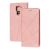 Чохол книжка Business Leather для Xiaomi Redmi Note 9 рожевий 2324611