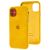 Чохол для iPhone 11 Alcantara 360 жовтий 2343227