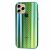 Чохол для iPhone 11 Pro Carbon Gradient Hologram зелений 2412445