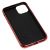 Чохол для iPhone 11 Pro Carbon Gradient Hologram червоний 2412451