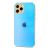 Чохол для iPhone 11 Pro Rainbow glass з лого блакитним 2413334