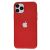 Чохол для iPhone 11 Pro Silicone case матовий (TPU) червоний 2413439