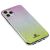 Чохол для iPhone 11 Pro Sw glass рожево/сріблясто/лимонний 2413688