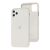 Чохол для iPhone 11 Pro Max Alcantara 360 світло-сірий 2414584