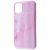 Чохол для iPhone 11 Pro Max Design Mramor Benzo рожевий 2414845