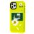 Чохол для iPhone 11 Pro Max Neon print ромашка жовтий/зелений 2414355