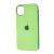 Чохол для iPhone 11 Pro Max Silicone case (TPU) салатовий 2415679