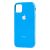Чохол для iPhone 11 Pro Max Silicone case (TPU) блакитний 2415664