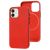 Чохол для iPhone 12 mini Leather with MagSafe red 2416939