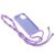 Чохол для iPhone 12 mini Wave Lanyard with logo light purple 2416822