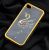 Чохол для iPhone 5 Kingxbar силіконовий лебідь золотий 2417820