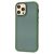 Чохол для iPhone 12 Pro Max Totu Shadow Matte Metal Buttons темно-зелений 2417234
