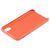 Чохол для iPhone X / Xs еко-шкіра помаранчевий 2426159