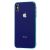 Чохол для iPhone Xs Max силікон-скло синій 2429245
