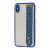 Чохол для iPhone Xs Max WristBand LV синій/зелений 2430284