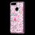 Чохол для Huawei Y6 Prime 2018 Блискучі вода світло-рожевий "рожеві квіти" 2433210