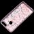 Чохол для Huawei Y6 Prime 2018 Блискучі вода світло-рожевий "рожеві квіти" 2433210