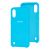 Чохол для Samsung Galaxy A01 (A015) Silky Soft Touch світло-блакитний 2436504