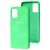 Чохол для Samsung Galaxy A02s (A025) Silicone Full м'ятно-зелений 2437109
