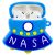 Чохол для AirPods Nasa НЛО + каркбін синій 2439433