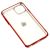 Чохол для iPhone 11 Pro Max Metal Effect червоний 2484647