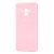 Чохол для Samsung Galaxy A8+ 2018 (A730) Silicone cover рожевий 2505020