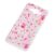 Чохол для Samsung Galaxy J7 (J700) вода рожевий "рожеві квіти" 2514508
