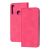Чохол книжка для Huawei Y6p Black magnet рожевий 2537860