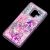 Чохол для Samsung Galaxy A8 2018 (A530) вода рожевий "рожево-фіолетові квіти" 2540760