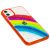 Чохол для iPhone 11 Colorful Rainbow червоний 2545345