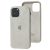 Чохол для iPhone 12 Pro Max Alcantara 360 білий 2557636
