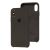 Чохол Silicone для iPhone X / Xs Premium case dark olive 2565691