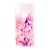 Чохол для Xiaomi Redmi Note 6 Pro блискітки вода рожевий "рожево-фіолетові квіти" 2580548