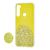 Чохол для Xiaomi Redmi Note 8 блискітки + popsocket лимонний 2584569