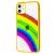 Чохол для iPhone 11 Colorful Rainbow помаранчевий 2605537
