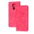 Чохол книжка Business Leather для Xiaomi Redmi Note 9 малиновий 2607960