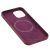 Чохол для iPhone 12/12 Pro Silicone case with MagSafe and Splash Screen plum 2615146