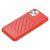 Чохол для iPhone 11 Pro Max off-white leather червоний 2630306