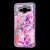 Чохол для Samsung Galaxy J3 2016 (J320) вода рожевий "рожево-фіолетові квіти" 2635895