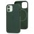 Чохол для iPhone 12 mini Leather with MagSafe pine green 2647314