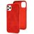 Чохол для iPhone 11 Pro Max Leather croco full red 2647282