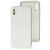 Чохол для iPhone X / Xs Matte silicone білий 2651294
