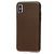 Чохол для iPhone X / Xs Grainy Leather коричневий 2655203