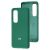 Чохол для Xiaomi Mi Note 10 Lite Silicone Full зелений / dark green 2655804