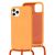 Чохол для iPhone 11 Pro Max Wave Lanyard with logo orange 2658201