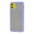 Чохол для iPhone 11 Silicone Weaving світло-фіолетовий 2678166