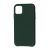 Чохол для iPhone 11 Leather сase (Leather) зелений ліс 2678989