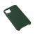 Чохол для iPhone 11 Leather сase (Leather) зелений ліс 2678990