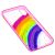 Чохол для iPhone X / Xs Colorful Rainbow рожевий 2679030